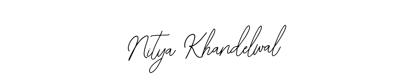 It looks lik you need a new signature style for name Nitya Khandelwal. Design unique handwritten (Bearetta-2O07w) signature with our free signature maker in just a few clicks. Nitya Khandelwal signature style 12 images and pictures png