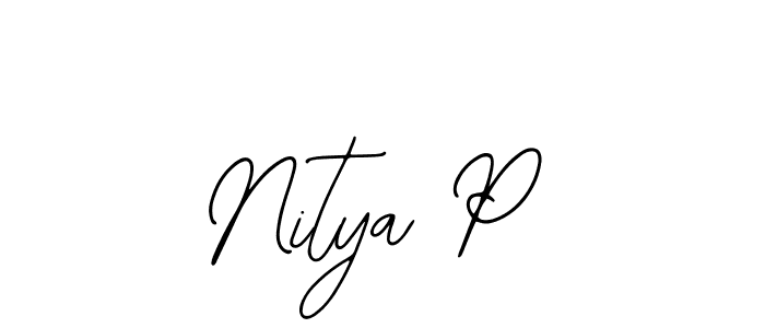 Also we have Nitya P name is the best signature style. Create professional handwritten signature collection using Bearetta-2O07w autograph style. Nitya P signature style 12 images and pictures png