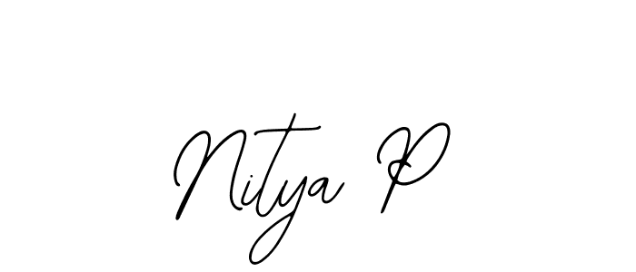 Make a beautiful signature design for name Nitya P. With this signature (Bearetta-2O07w) style, you can create a handwritten signature for free. Nitya P signature style 12 images and pictures png