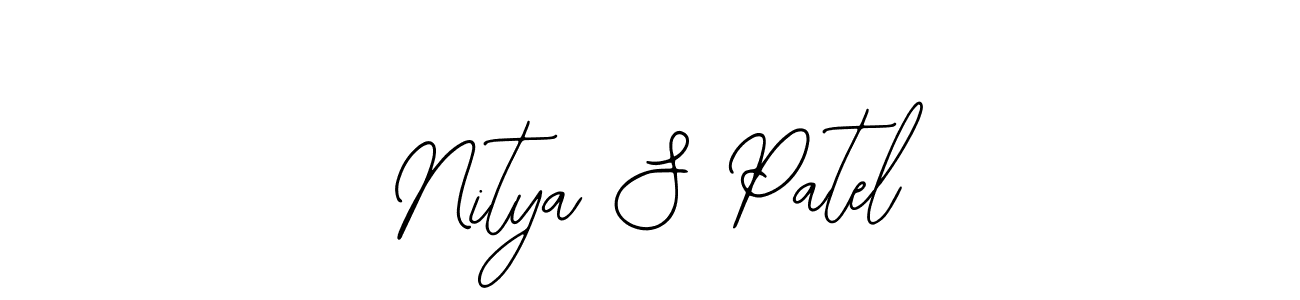 Use a signature maker to create a handwritten signature online. With this signature software, you can design (Bearetta-2O07w) your own signature for name Nitya S Patel. Nitya S Patel signature style 12 images and pictures png