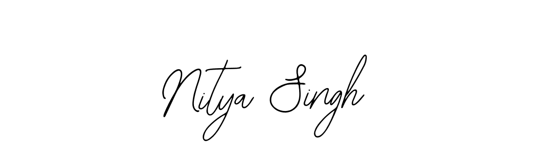 Use a signature maker to create a handwritten signature online. With this signature software, you can design (Bearetta-2O07w) your own signature for name Nitya Singh. Nitya Singh signature style 12 images and pictures png