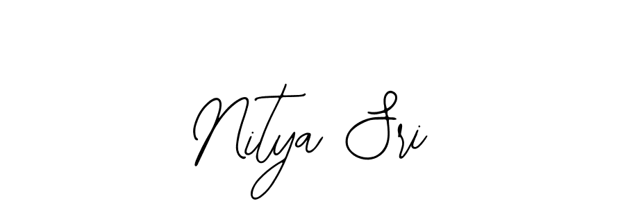 if you are searching for the best signature style for your name Nitya Sri. so please give up your signature search. here we have designed multiple signature styles  using Bearetta-2O07w. Nitya Sri signature style 12 images and pictures png