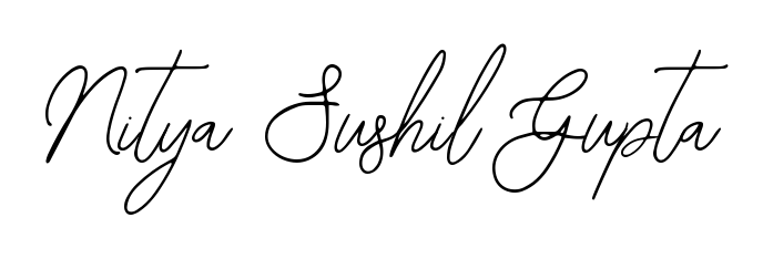 The best way (Bearetta-2O07w) to make a short signature is to pick only two or three words in your name. For converting this name Nitya Sushil Gupta. Nitya Sushil Gupta signature style 12 images and pictures png