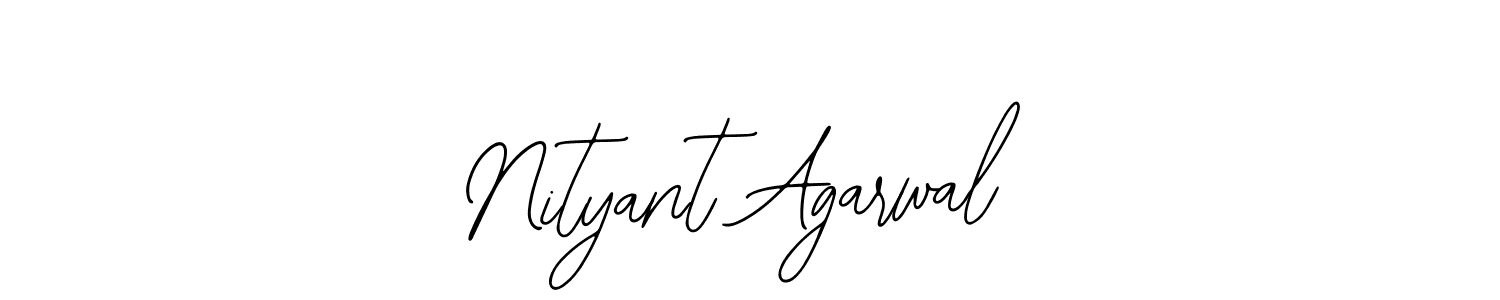 Use a signature maker to create a handwritten signature online. With this signature software, you can design (Bearetta-2O07w) your own signature for name Nityant Agarwal. Nityant Agarwal signature style 12 images and pictures png