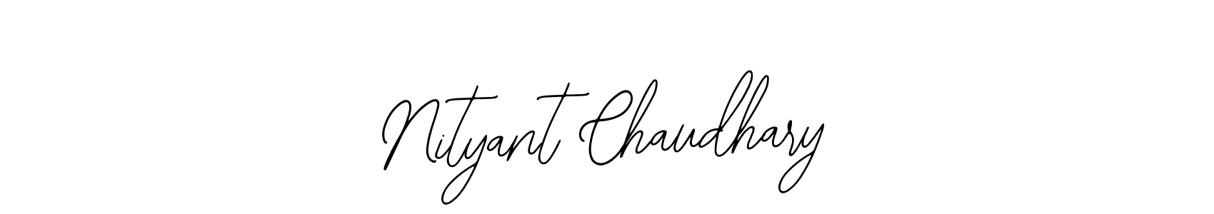 How to make Nityant Chaudhary name signature. Use Bearetta-2O07w style for creating short signs online. This is the latest handwritten sign. Nityant Chaudhary signature style 12 images and pictures png