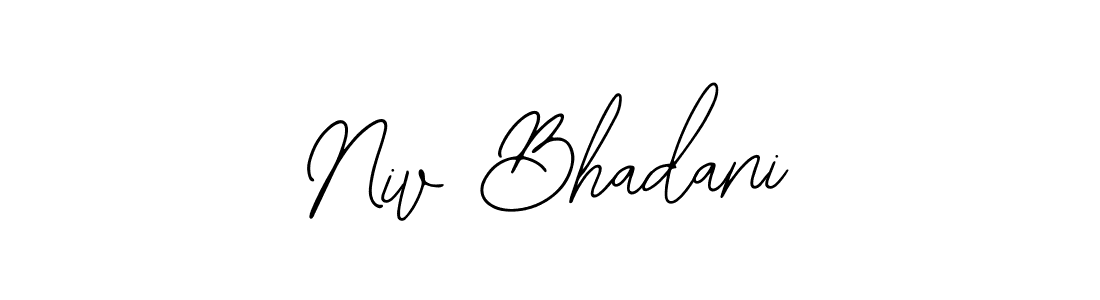 Here are the top 10 professional signature styles for the name Niv Bhadani. These are the best autograph styles you can use for your name. Niv Bhadani signature style 12 images and pictures png