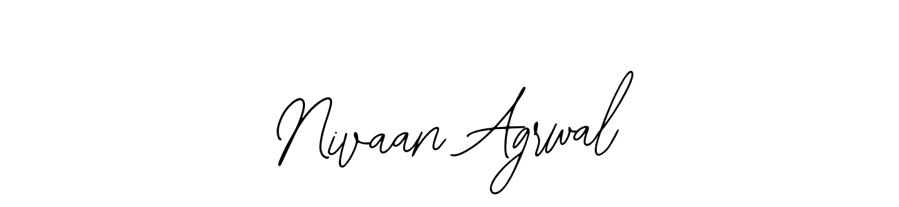 It looks lik you need a new signature style for name Nivaan Agrwal. Design unique handwritten (Bearetta-2O07w) signature with our free signature maker in just a few clicks. Nivaan Agrwal signature style 12 images and pictures png