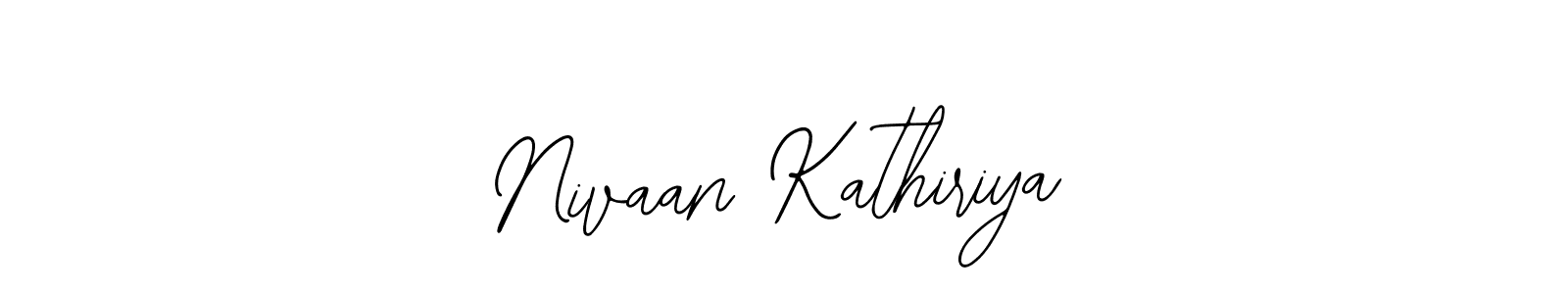 Make a beautiful signature design for name Nivaan Kathiriya. With this signature (Bearetta-2O07w) style, you can create a handwritten signature for free. Nivaan Kathiriya signature style 12 images and pictures png