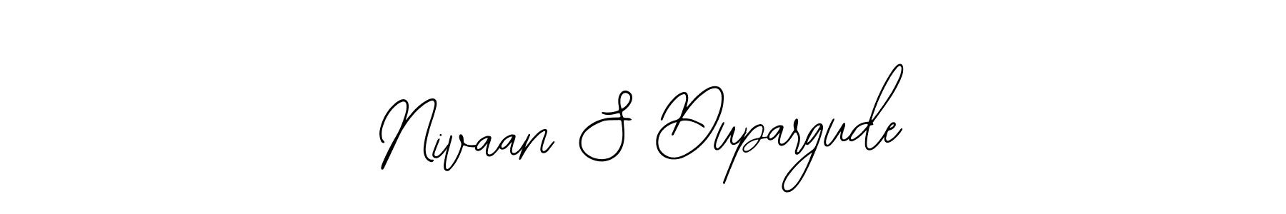 Use a signature maker to create a handwritten signature online. With this signature software, you can design (Bearetta-2O07w) your own signature for name Nivaan S Dupargude. Nivaan S Dupargude signature style 12 images and pictures png