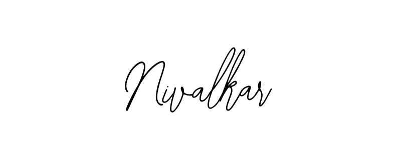 Design your own signature with our free online signature maker. With this signature software, you can create a handwritten (Bearetta-2O07w) signature for name Nivalkar. Nivalkar signature style 12 images and pictures png