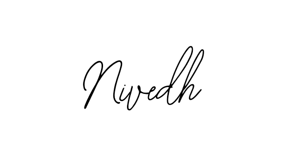 Use a signature maker to create a handwritten signature online. With this signature software, you can design (Bearetta-2O07w) your own signature for name Nivedh. Nivedh signature style 12 images and pictures png