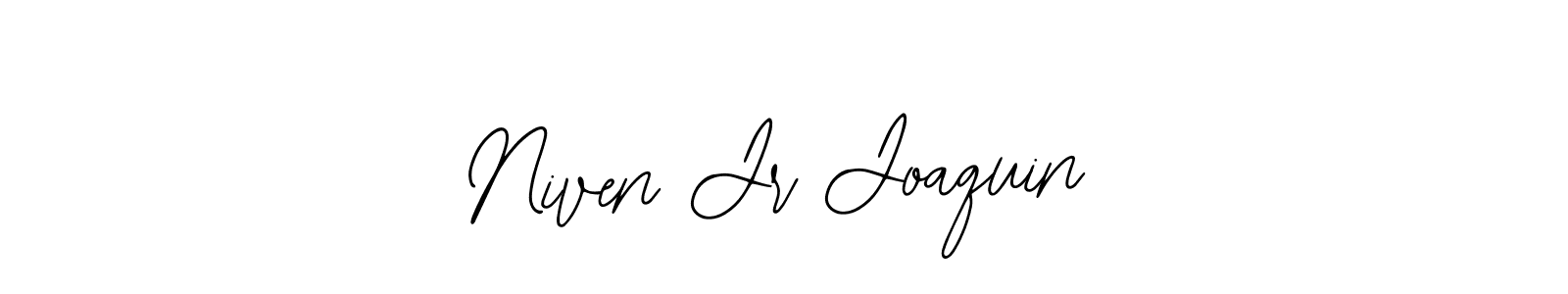 How to make Niven Jr Joaquin name signature. Use Bearetta-2O07w style for creating short signs online. This is the latest handwritten sign. Niven Jr Joaquin signature style 12 images and pictures png