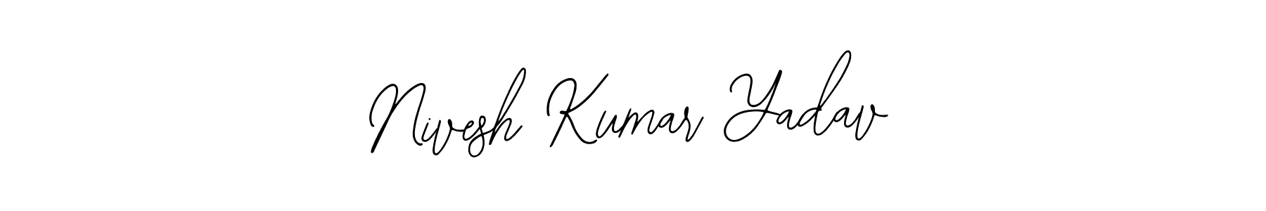 See photos of Nivesh Kumar Yadav official signature by Spectra . Check more albums & portfolios. Read reviews & check more about Bearetta-2O07w font. Nivesh Kumar Yadav signature style 12 images and pictures png