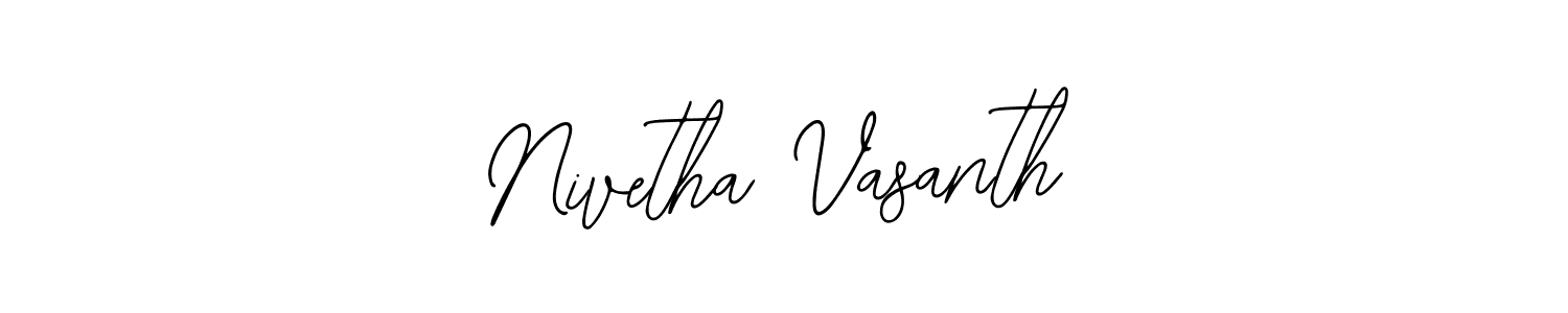 Similarly Bearetta-2O07w is the best handwritten signature design. Signature creator online .You can use it as an online autograph creator for name Nivetha Vasanth. Nivetha Vasanth signature style 12 images and pictures png