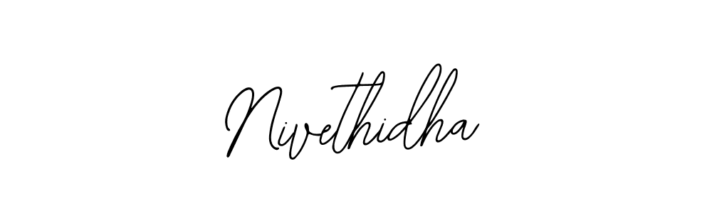 The best way (Bearetta-2O07w) to make a short signature is to pick only two or three words in your name. The name Nivethidha include a total of six letters. For converting this name. Nivethidha signature style 12 images and pictures png