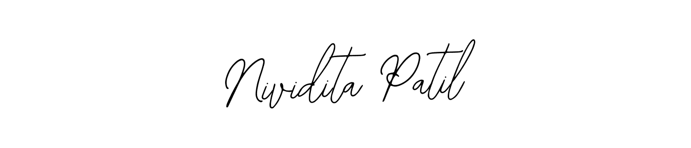 if you are searching for the best signature style for your name Nividita Patil. so please give up your signature search. here we have designed multiple signature styles  using Bearetta-2O07w. Nividita Patil signature style 12 images and pictures png