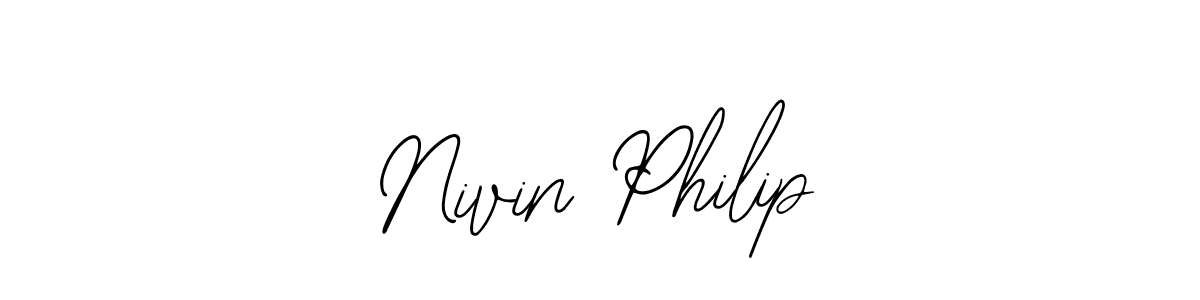 Similarly Bearetta-2O07w is the best handwritten signature design. Signature creator online .You can use it as an online autograph creator for name Nivin Philip. Nivin Philip signature style 12 images and pictures png