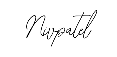 How to make Nivpatel name signature. Use Bearetta-2O07w style for creating short signs online. This is the latest handwritten sign. Nivpatel signature style 12 images and pictures png