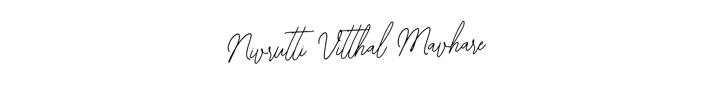 The best way (Bearetta-2O07w) to make a short signature is to pick only two or three words in your name. The name Nivrutti Vitthal Mavhare include a total of six letters. For converting this name. Nivrutti Vitthal Mavhare signature style 12 images and pictures png