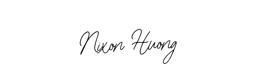 How to make Nixon Huong signature? Bearetta-2O07w is a professional autograph style. Create handwritten signature for Nixon Huong name. Nixon Huong signature style 12 images and pictures png