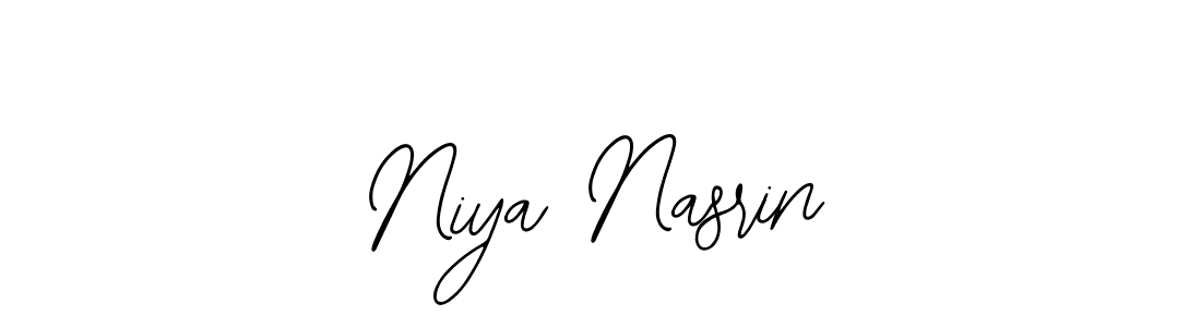 Niya Nasrin stylish signature style. Best Handwritten Sign (Bearetta-2O07w) for my name. Handwritten Signature Collection Ideas for my name Niya Nasrin. Niya Nasrin signature style 12 images and pictures png