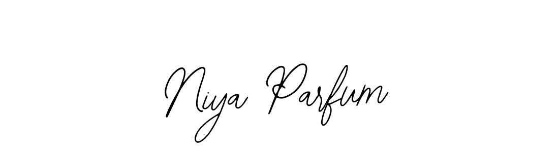 if you are searching for the best signature style for your name Niya Parfum. so please give up your signature search. here we have designed multiple signature styles  using Bearetta-2O07w. Niya Parfum signature style 12 images and pictures png