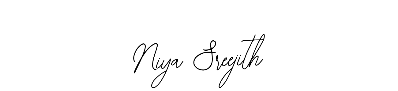 Design your own signature with our free online signature maker. With this signature software, you can create a handwritten (Bearetta-2O07w) signature for name Niya Sreejith. Niya Sreejith signature style 12 images and pictures png