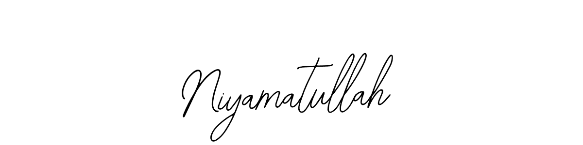 Create a beautiful signature design for name Niyamatullah. With this signature (Bearetta-2O07w) fonts, you can make a handwritten signature for free. Niyamatullah signature style 12 images and pictures png