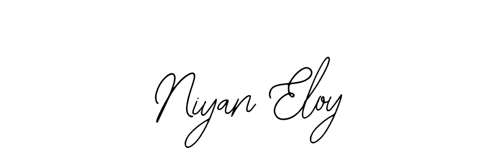 Also You can easily find your signature by using the search form. We will create Niyan Eloy name handwritten signature images for you free of cost using Bearetta-2O07w sign style. Niyan Eloy signature style 12 images and pictures png