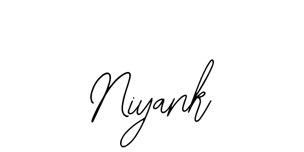 Use a signature maker to create a handwritten signature online. With this signature software, you can design (Bearetta-2O07w) your own signature for name Niyank. Niyank signature style 12 images and pictures png