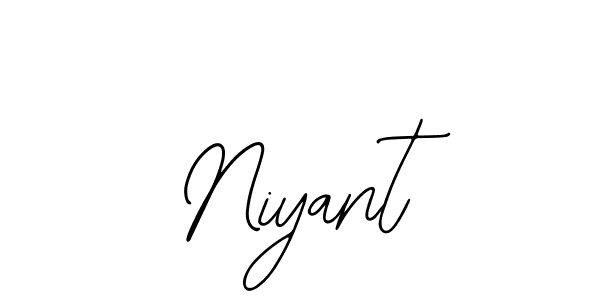 Design your own signature with our free online signature maker. With this signature software, you can create a handwritten (Bearetta-2O07w) signature for name Niyant. Niyant signature style 12 images and pictures png