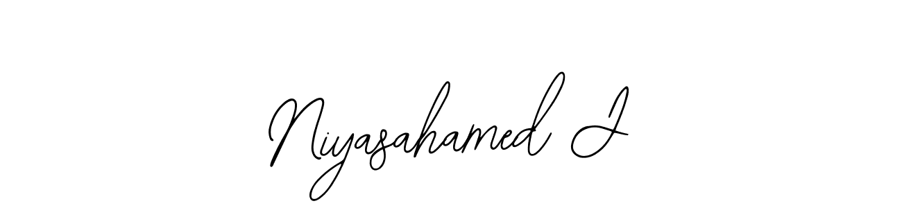 Bearetta-2O07w is a professional signature style that is perfect for those who want to add a touch of class to their signature. It is also a great choice for those who want to make their signature more unique. Get Niyasahamed J name to fancy signature for free. Niyasahamed J signature style 12 images and pictures png