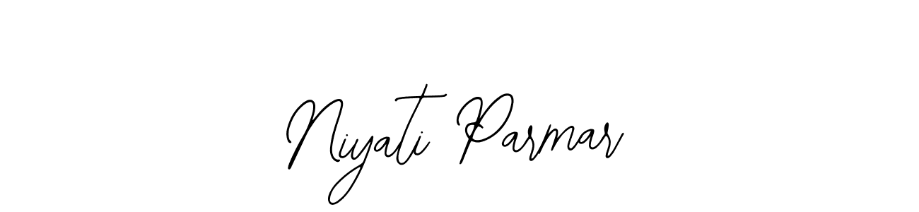 It looks lik you need a new signature style for name Niyati Parmar. Design unique handwritten (Bearetta-2O07w) signature with our free signature maker in just a few clicks. Niyati Parmar signature style 12 images and pictures png