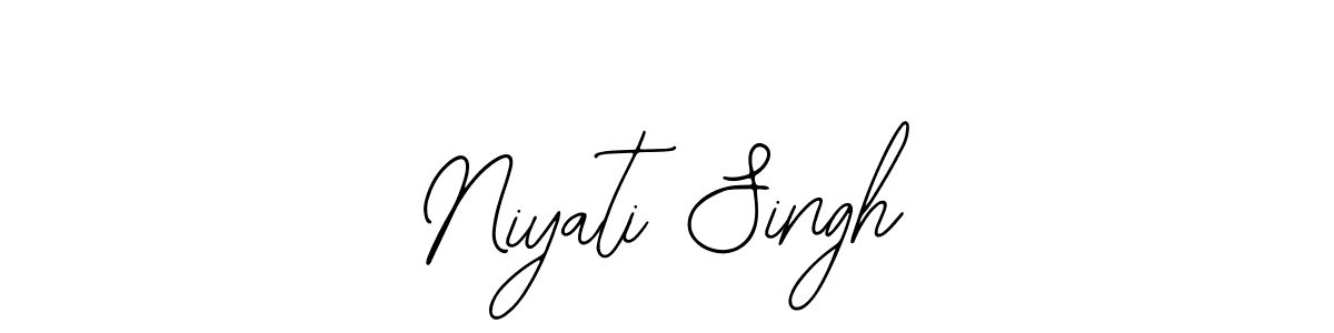 You should practise on your own different ways (Bearetta-2O07w) to write your name (Niyati Singh) in signature. don't let someone else do it for you. Niyati Singh signature style 12 images and pictures png