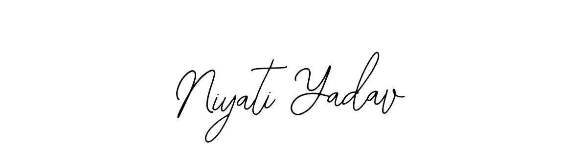 Niyati Yadav stylish signature style. Best Handwritten Sign (Bearetta-2O07w) for my name. Handwritten Signature Collection Ideas for my name Niyati Yadav. Niyati Yadav signature style 12 images and pictures png