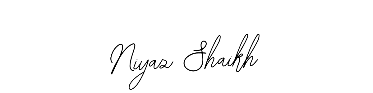 Create a beautiful signature design for name Niyaz Shaikh. With this signature (Bearetta-2O07w) fonts, you can make a handwritten signature for free. Niyaz Shaikh signature style 12 images and pictures png