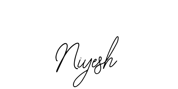 Create a beautiful signature design for name Niyesh. With this signature (Bearetta-2O07w) fonts, you can make a handwritten signature for free. Niyesh signature style 12 images and pictures png