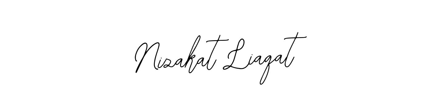 The best way (Bearetta-2O07w) to make a short signature is to pick only two or three words in your name. The name Nizakat Liaqat include a total of six letters. For converting this name. Nizakat Liaqat signature style 12 images and pictures png