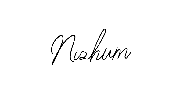 Nizhum stylish signature style. Best Handwritten Sign (Bearetta-2O07w) for my name. Handwritten Signature Collection Ideas for my name Nizhum. Nizhum signature style 12 images and pictures png