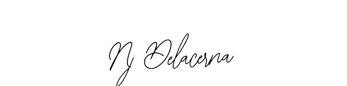 Make a beautiful signature design for name Nj Delacerna. With this signature (Bearetta-2O07w) style, you can create a handwritten signature for free. Nj Delacerna signature style 12 images and pictures png