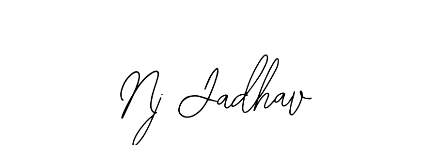 Similarly Bearetta-2O07w is the best handwritten signature design. Signature creator online .You can use it as an online autograph creator for name Nj Jadhav. Nj Jadhav signature style 12 images and pictures png