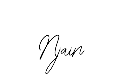Make a beautiful signature design for name Njain. Use this online signature maker to create a handwritten signature for free. Njain signature style 12 images and pictures png