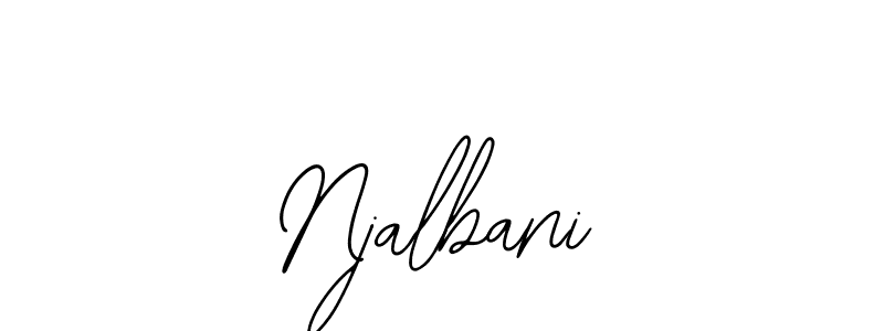 Design your own signature with our free online signature maker. With this signature software, you can create a handwritten (Bearetta-2O07w) signature for name Njalbani. Njalbani signature style 12 images and pictures png