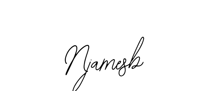Bearetta-2O07w is a professional signature style that is perfect for those who want to add a touch of class to their signature. It is also a great choice for those who want to make their signature more unique. Get Njamesb name to fancy signature for free. Njamesb signature style 12 images and pictures png