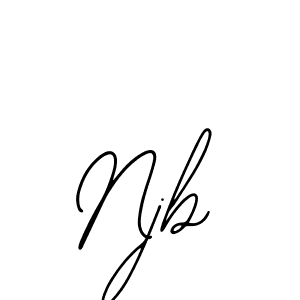 The best way (Bearetta-2O07w) to make a short signature is to pick only two or three words in your name. The name Njb include a total of six letters. For converting this name. Njb signature style 12 images and pictures png