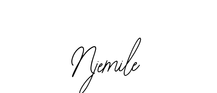 Make a short Njemile signature style. Manage your documents anywhere anytime using Bearetta-2O07w. Create and add eSignatures, submit forms, share and send files easily. Njemile signature style 12 images and pictures png