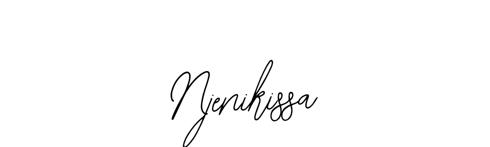 if you are searching for the best signature style for your name Njenikissa. so please give up your signature search. here we have designed multiple signature styles  using Bearetta-2O07w. Njenikissa signature style 12 images and pictures png
