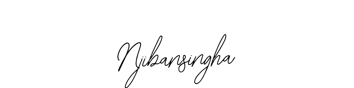 Use a signature maker to create a handwritten signature online. With this signature software, you can design (Bearetta-2O07w) your own signature for name Njibansingha. Njibansingha signature style 12 images and pictures png