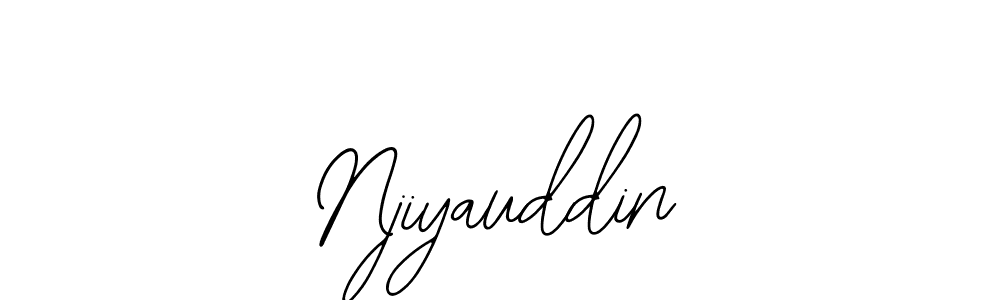 Bearetta-2O07w is a professional signature style that is perfect for those who want to add a touch of class to their signature. It is also a great choice for those who want to make their signature more unique. Get Njiyauddin name to fancy signature for free. Njiyauddin signature style 12 images and pictures png