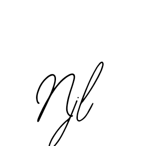 Also we have Njl name is the best signature style. Create professional handwritten signature collection using Bearetta-2O07w autograph style. Njl signature style 12 images and pictures png